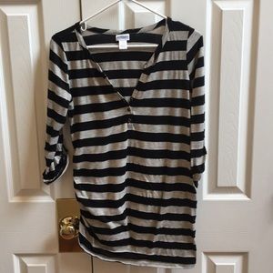 Maternity striped shirt
